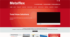 Desktop Screenshot of metalflex.co.uk